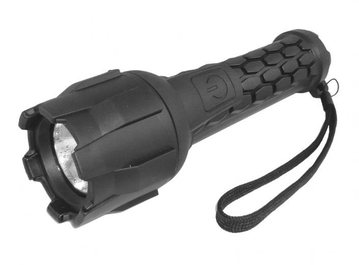 RACER A1W , 2AA 1W Rubber LED Water proof flashlight