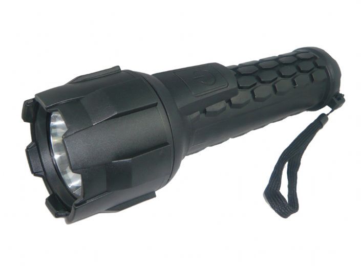 RECER A3W , 2D 3W Rubber LED flashlight